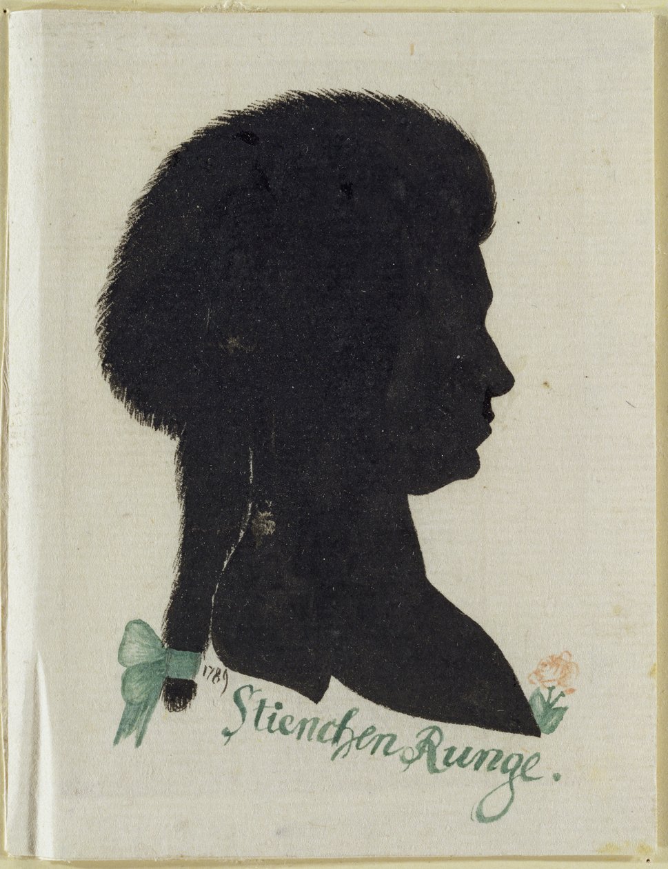 Stienchen Runge, 789 (indisk blekk og wc på papir) av Philipp Otto Runge