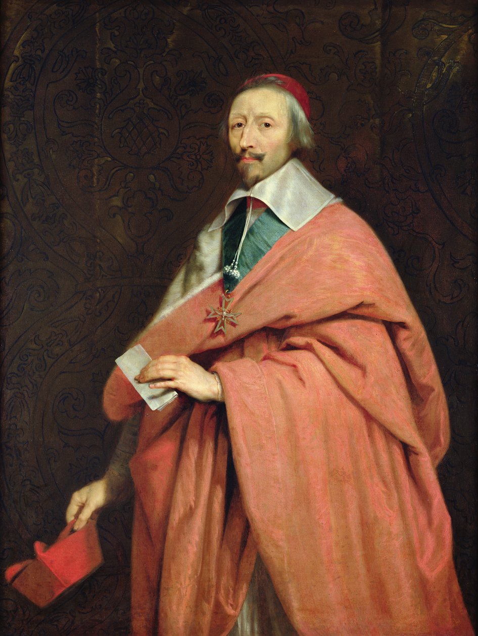 Kardinal Richelieu (1585-1642) ca. 1639 av Philippe de Champaigne