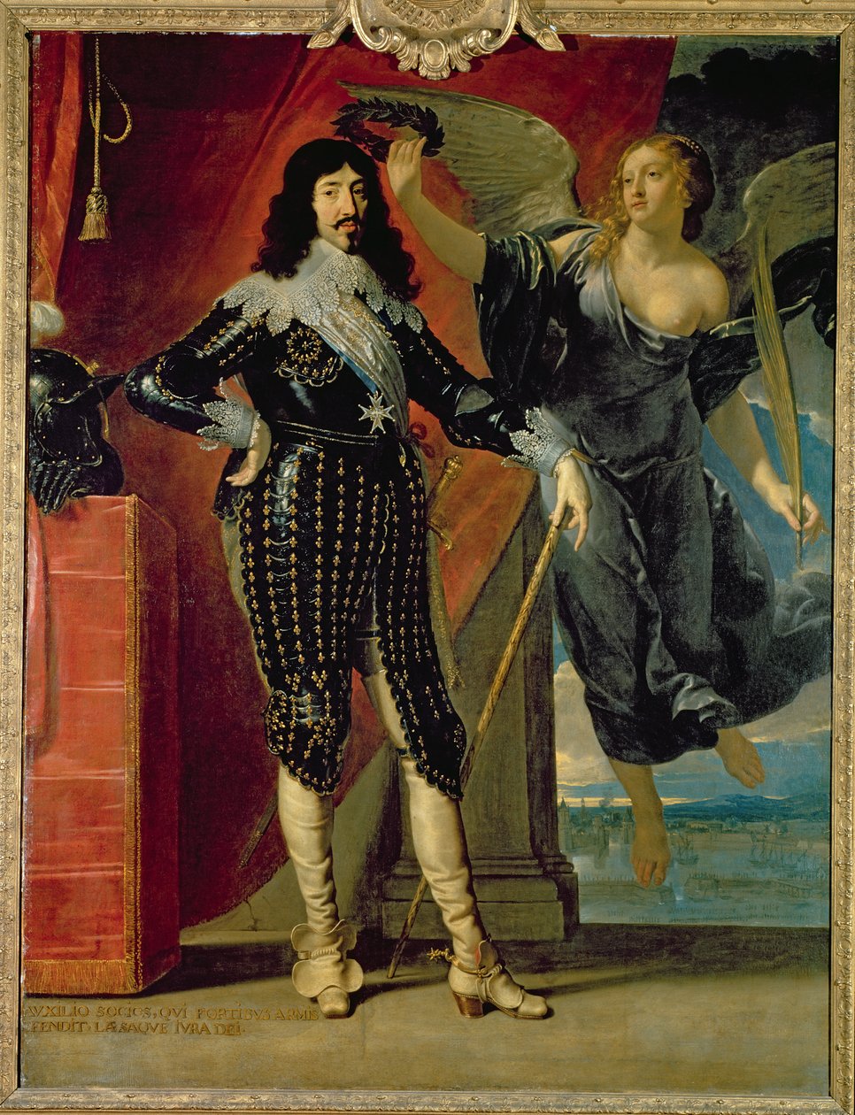Ludvig XIII (1601-43) Kronet av seier, 1635 av Philippe de Champaigne