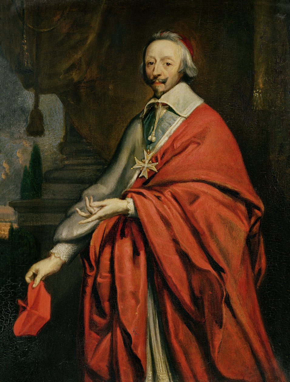 Portrett av kardinal de Richelieu (1585-1642) av Philippe de Champaigne