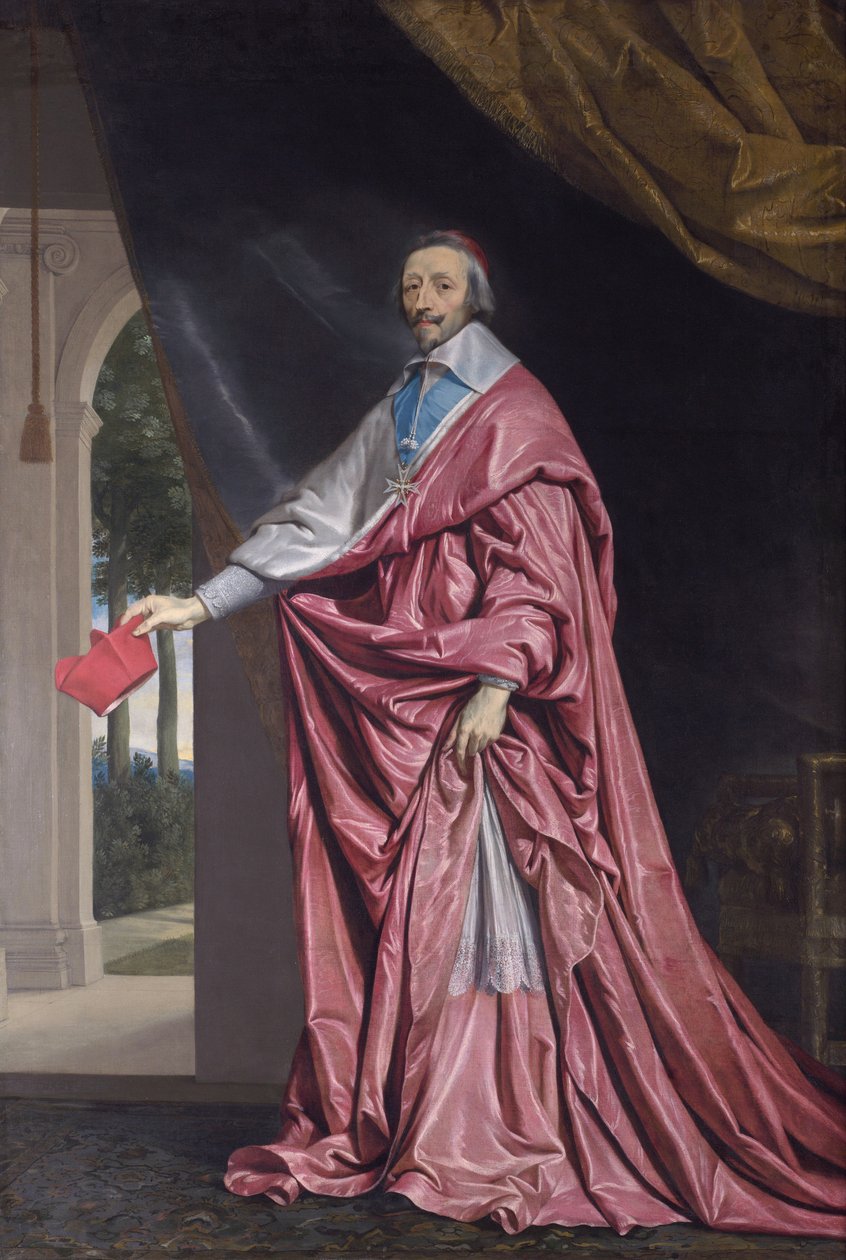 Portrett av kardinal de Richelieu (1633-40) av Philippe de Champaigne