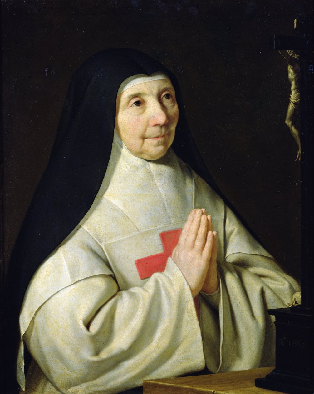 Portrett av Catherine-Agnes Arnauld, 1662 av Philippe de Champaigne