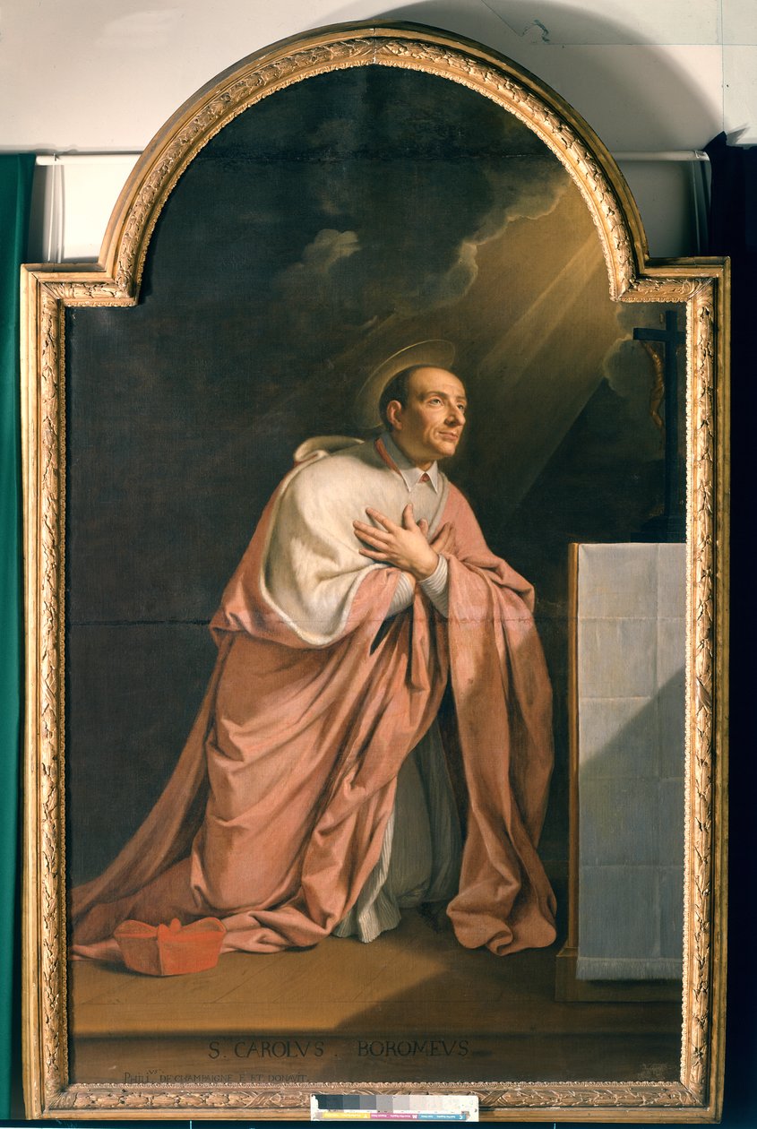 St. Charles Borromeo (1538–84) av Philippe de Champaigne