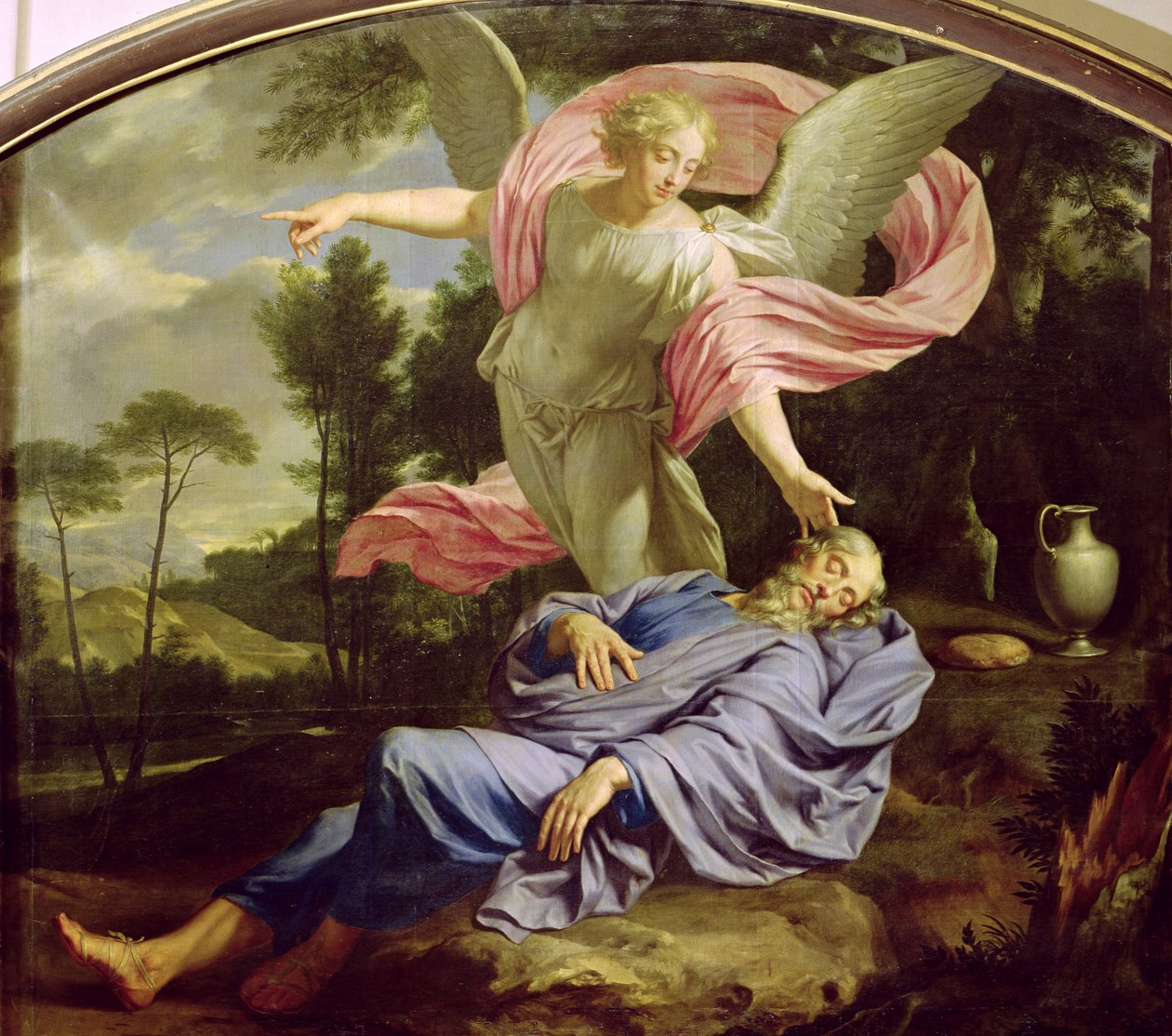 Drømmen om Elias, 1650-55 av Philippe de Champaigne