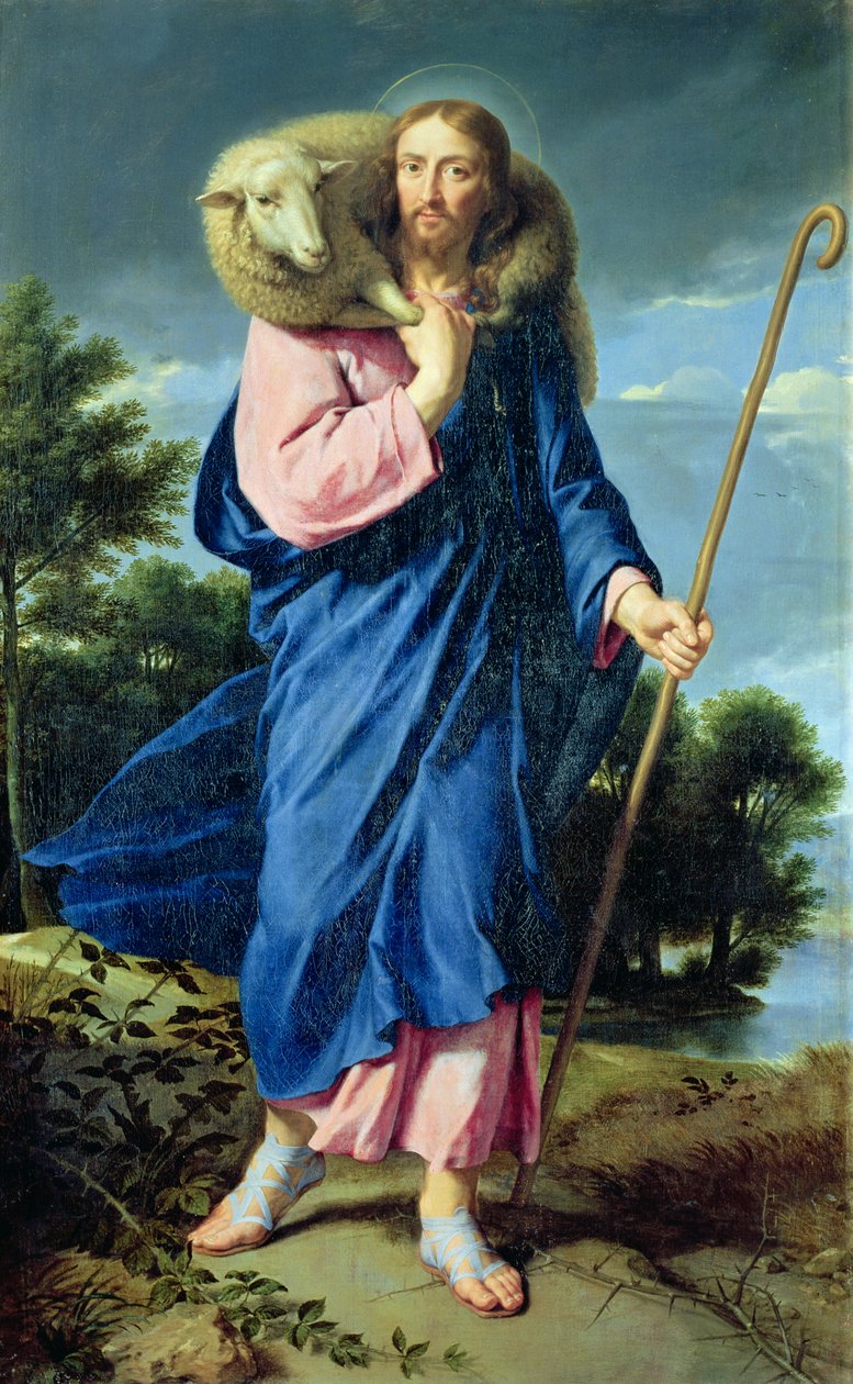 Den gode hyrde, ca.1650-60 av Philippe de Champaigne