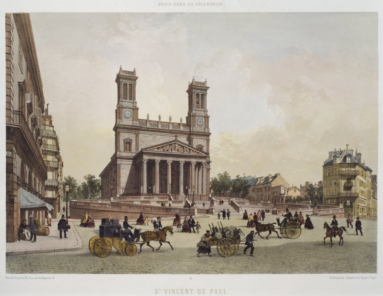 St. Vincent de Paul-kirken, Paris, illustrasjon fra 