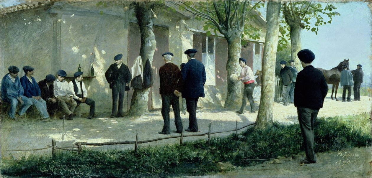 The Game of Rampo, 1894 av Philippe Jolyet