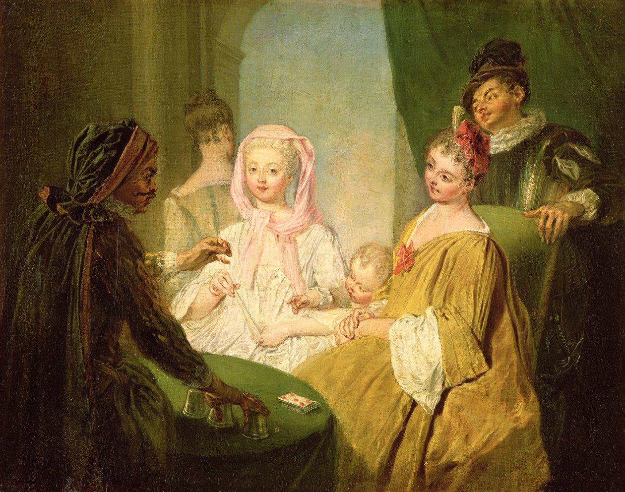 The Conjuror, 1720-25 av Philippe Mercier