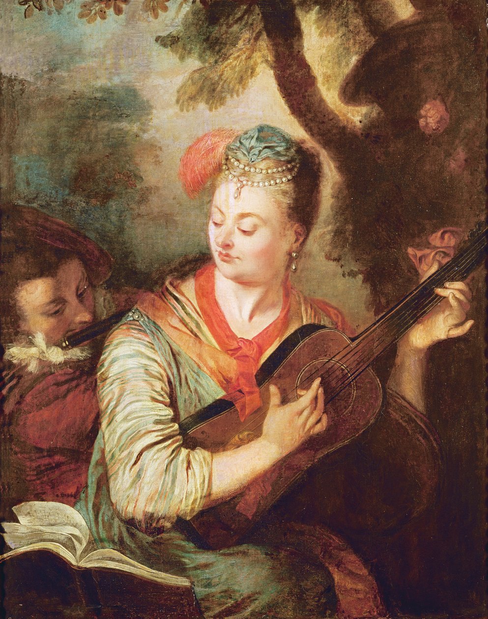 Gitarspilleren av Philippe Mercier