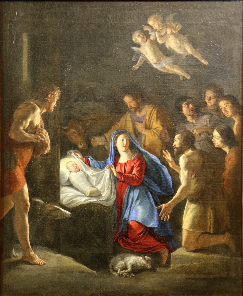 Tilbedelse av hyrdene av Philippe de Champaigne
