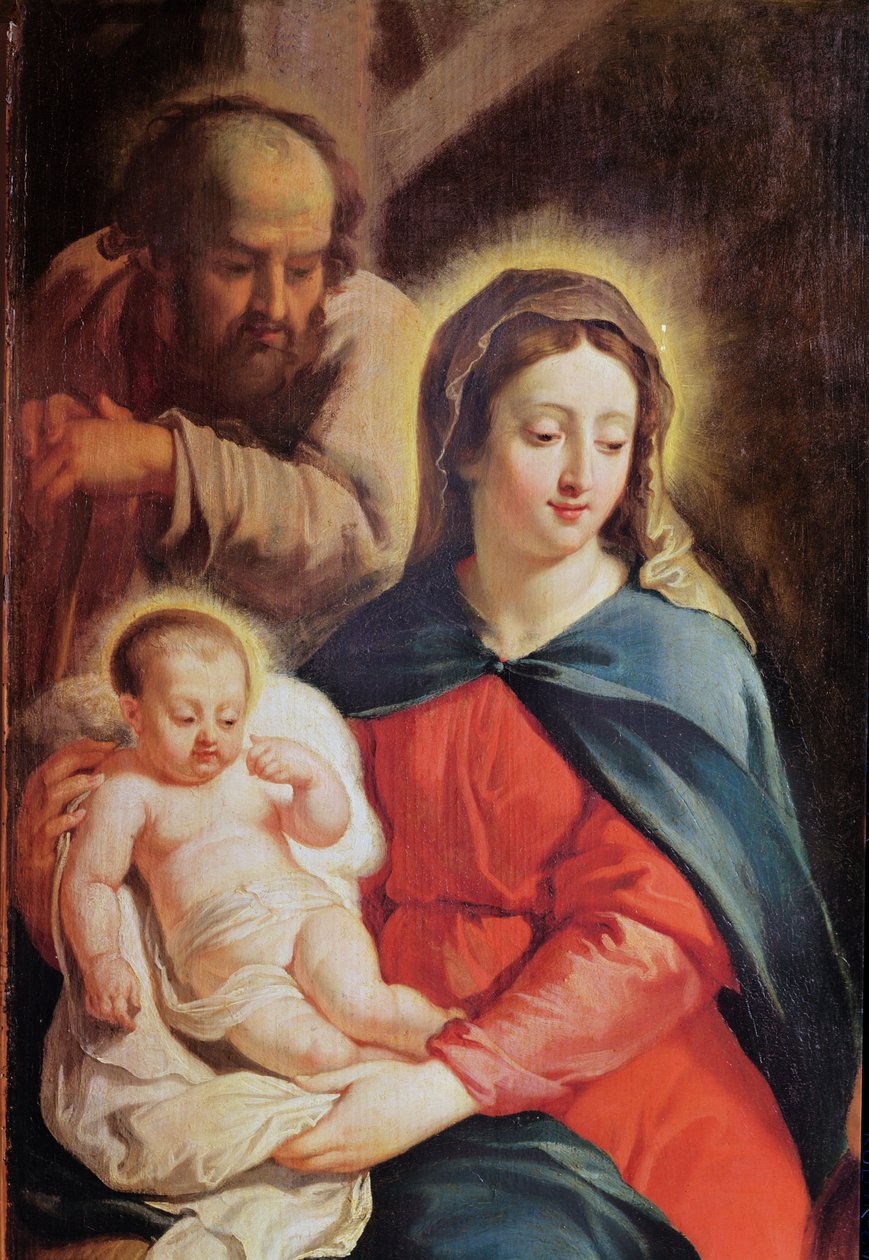 Tilbedelse av magiene (detalj) av Philippe de Champaigne