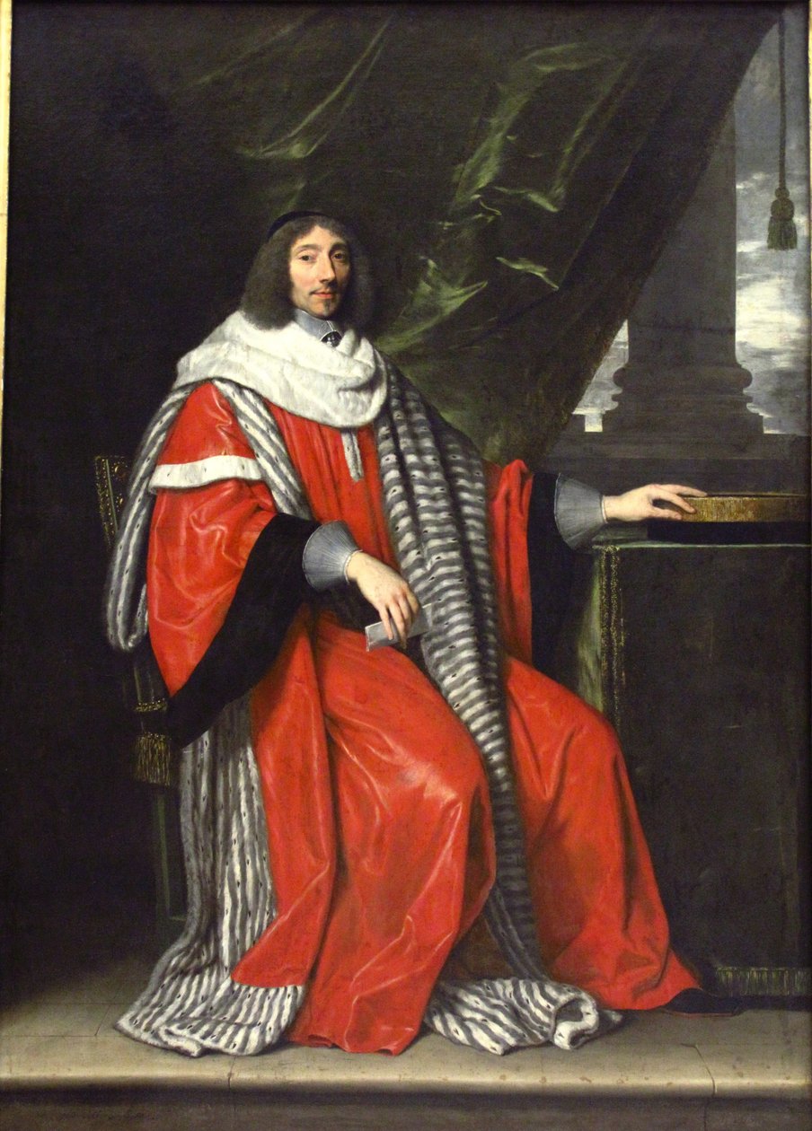 Jean-Antoine de Mesmes, president for parlamentet i Paris. av Philippe de Champaigne