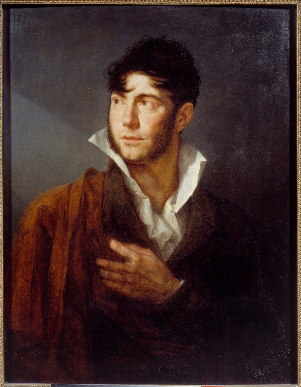 Selvportrettmaleri av Philippe Auguste Hennequin (1762-1833) Caen fra 1800-tallet, Museum of Fine Arts av Philippe Auguste Hennequin