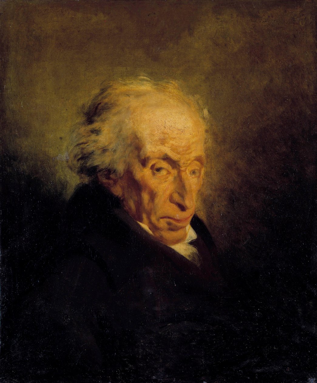 Portrett av Filippo Giuseppe Maria Ludovico Buonarroti, mer ofte kalt Philippe Buonarroti (1761-1837), politiker Maleri av Philippe Auguste Jeanron (1809-1877) 1800-tallets søn. 0,65x0,54 m av Philippe Auguste Jeanron