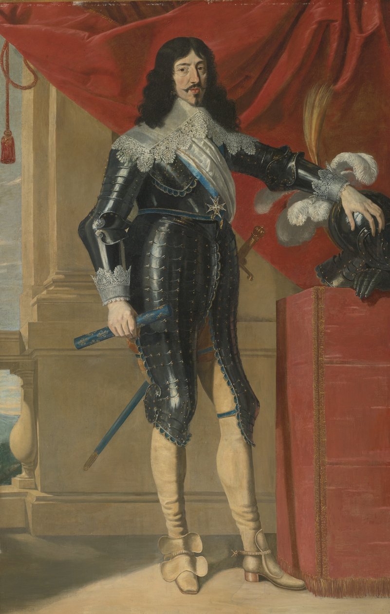 Portrett av Ludvig XIII av Frankrike 1601-1643, første halvdel av 1600-tallet av Philippe de Champaigne