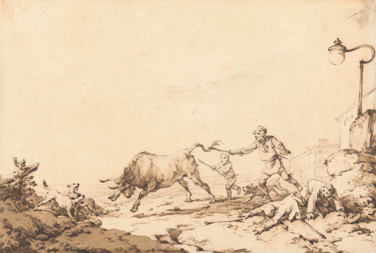 En okseladning av Philippe Jacques de Loutherbourg