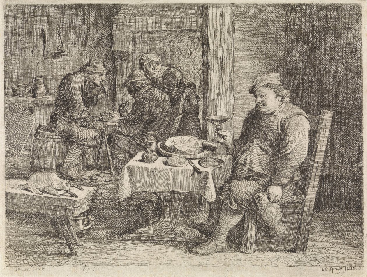 Bondens interiør av Philippe Lambert Joseph Spruyt