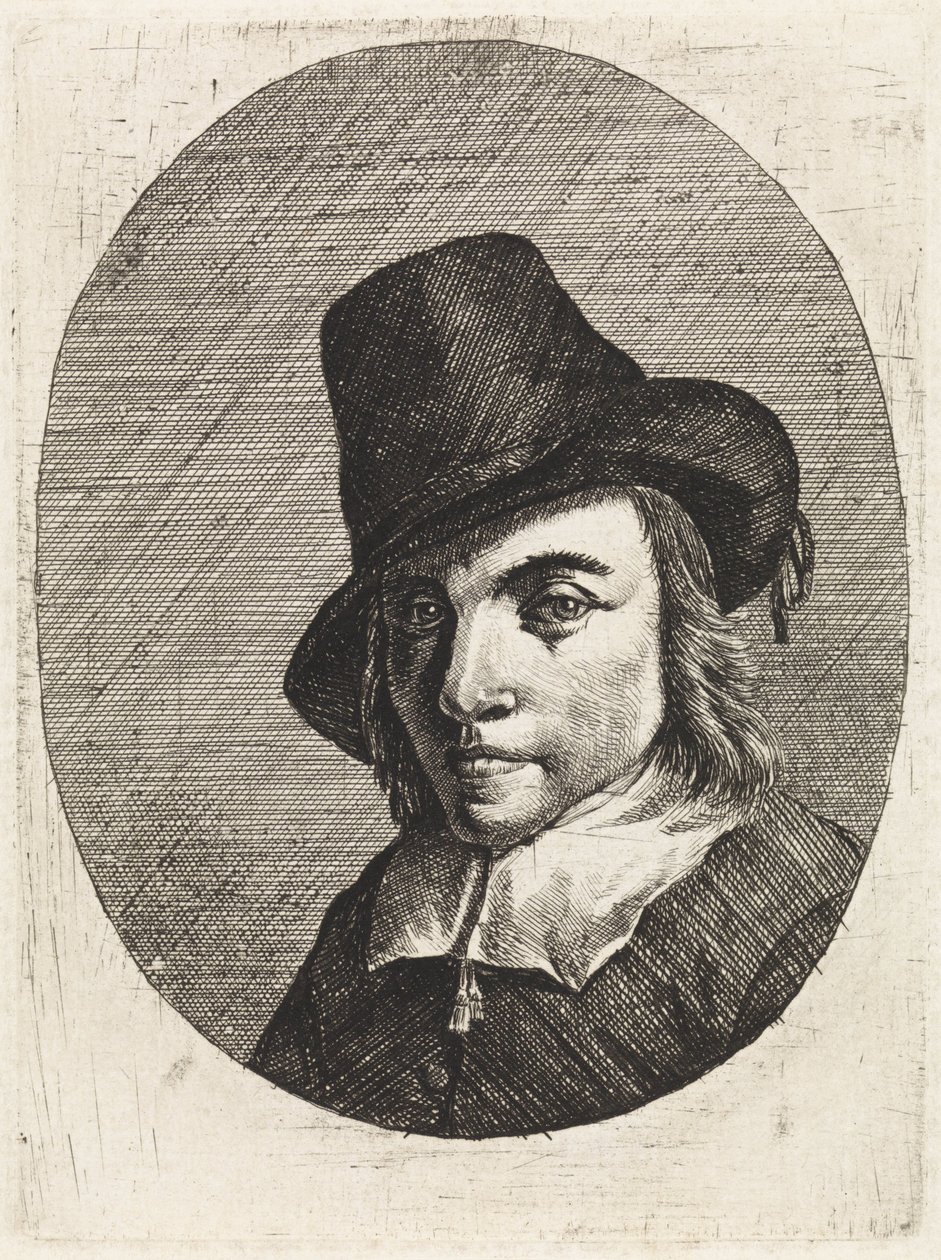 Portrett av en ukjent mann av Philippe Lambert Joseph Spruyt