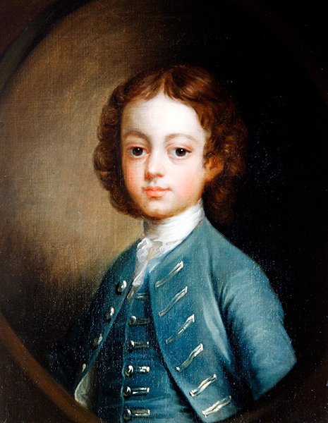 Et portrett av en ung gutt (olje på lerret) av Philippe Mercier