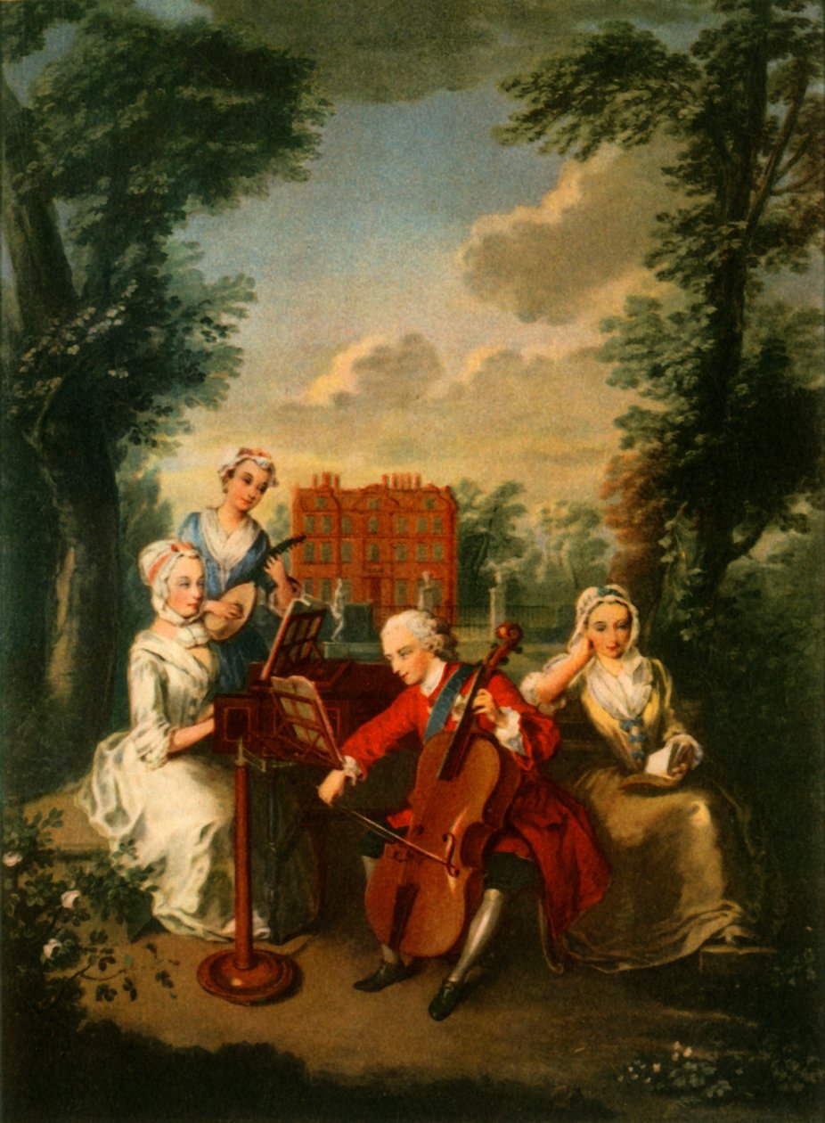 Prins Frederick Louis, Prince of Wales, spilte 