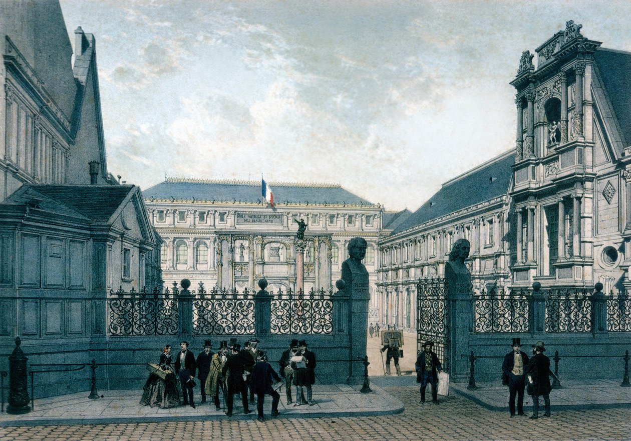 Palace of Fine Arts, Paris av Philippe and Ciceri Eugene (1813 1890) Benoist