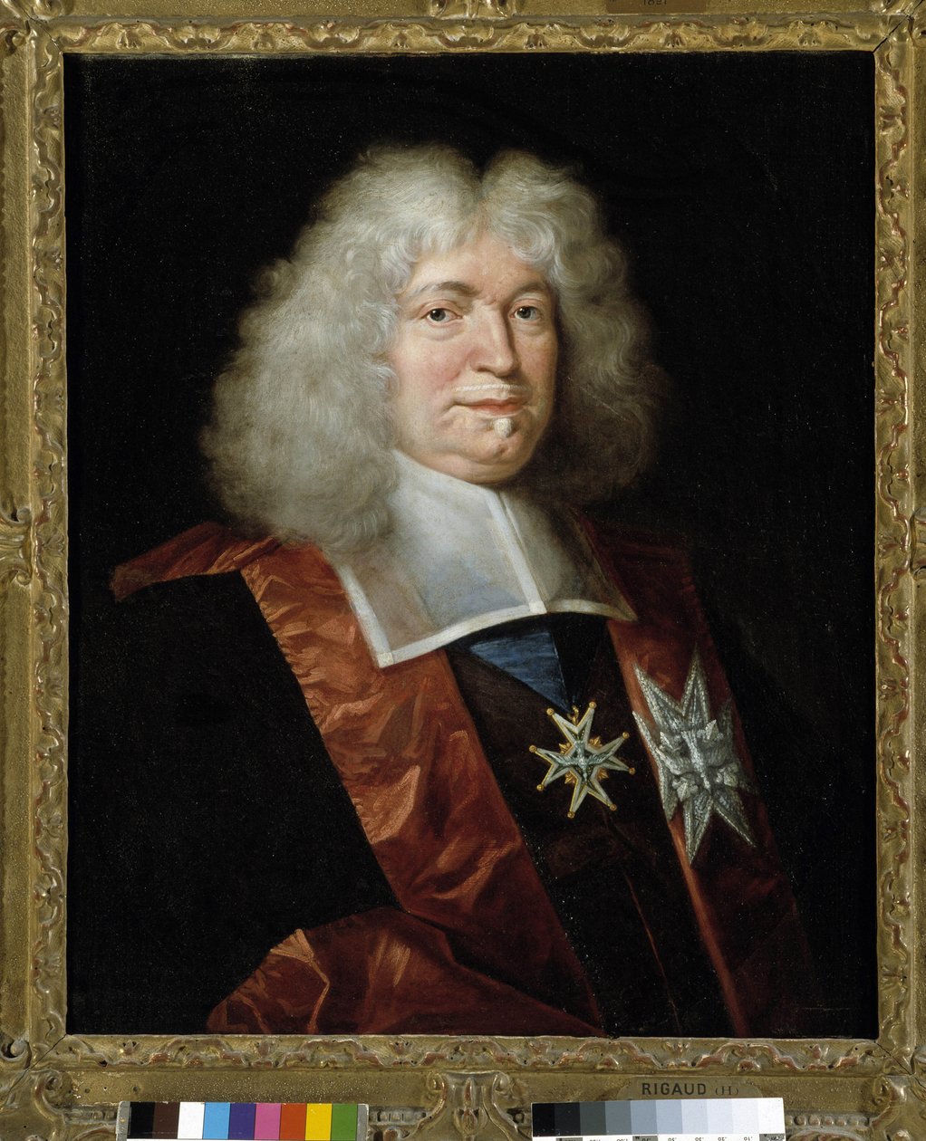 Portrett av Louis Boucherat (1616-1699) fransk sorenskriver og kansler (olje på lerret) av Philippe de (studio of) Champaigne