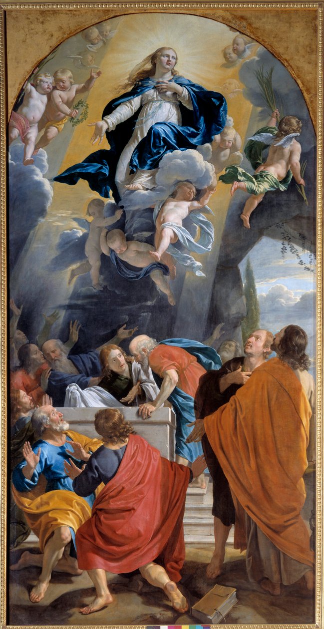 Antagelse. Maleri av Philippe De Champaigne av Philippe de Champaigne