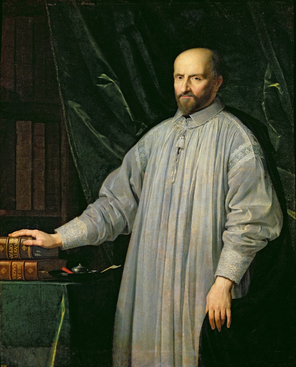 Jean Duvergier de Hauranne (1581-1643) abbed av Saint-Cyran, ca. 1646-48 av Philippe de Champaigne