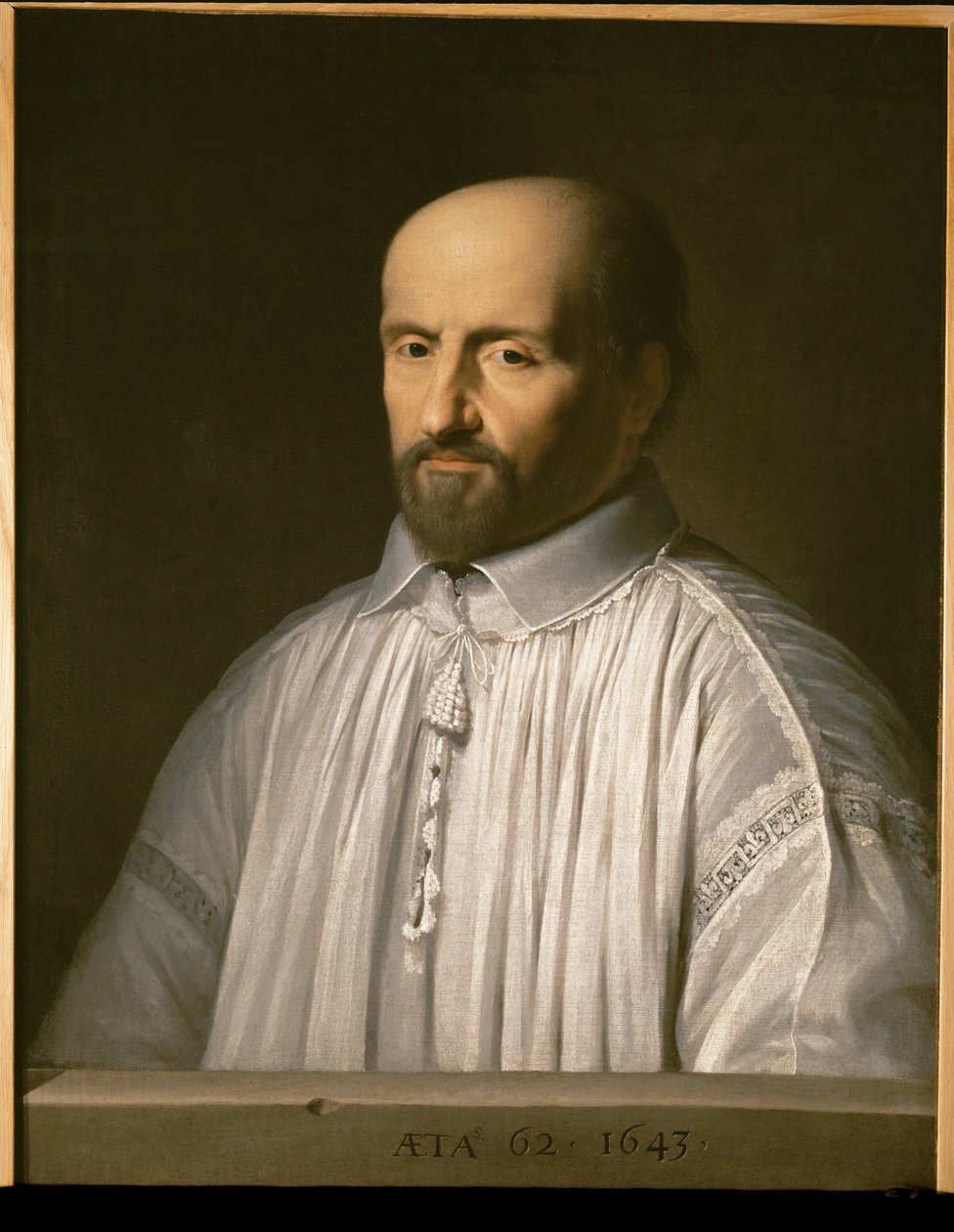 Jean Duvergier de Hauranne, abbed av St. Cyran (oljemaleri) av Philippe de Champaigne