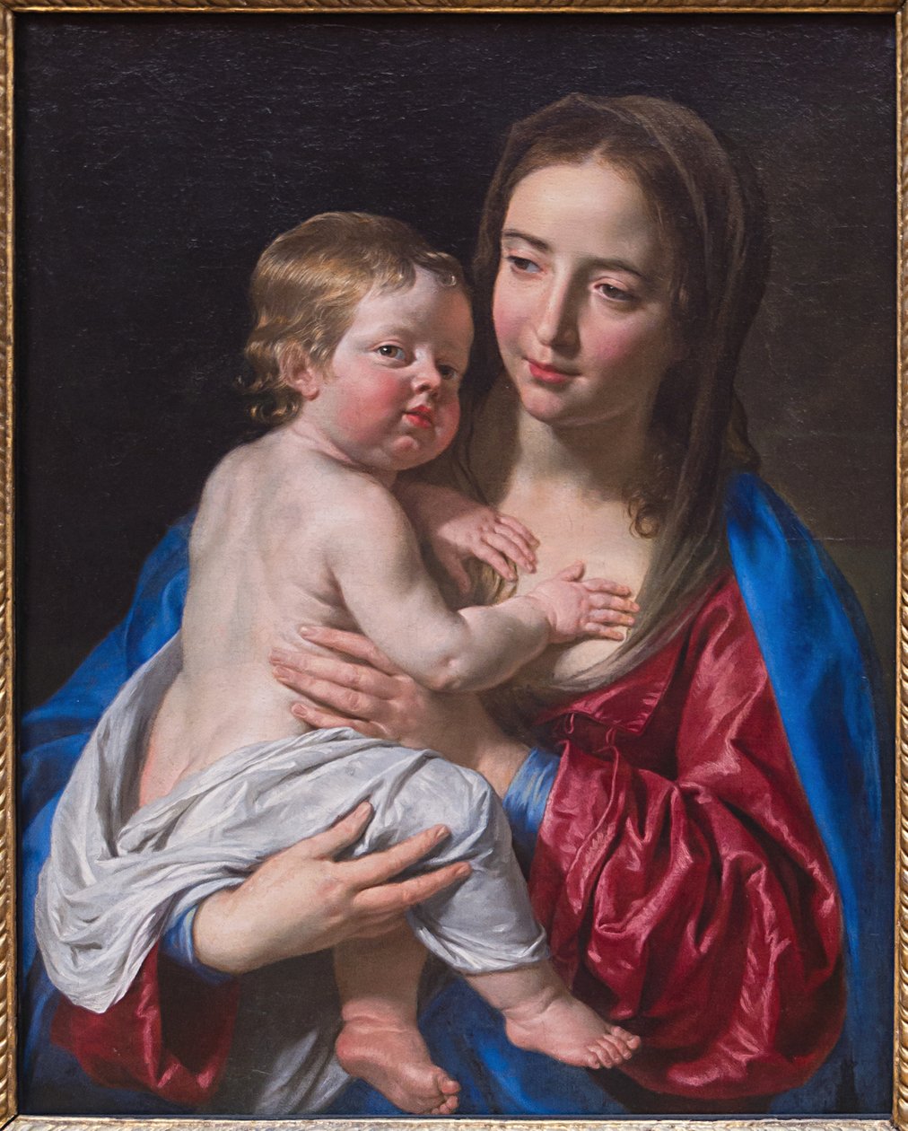 Madonna med barnet av Philippe de Champaigne