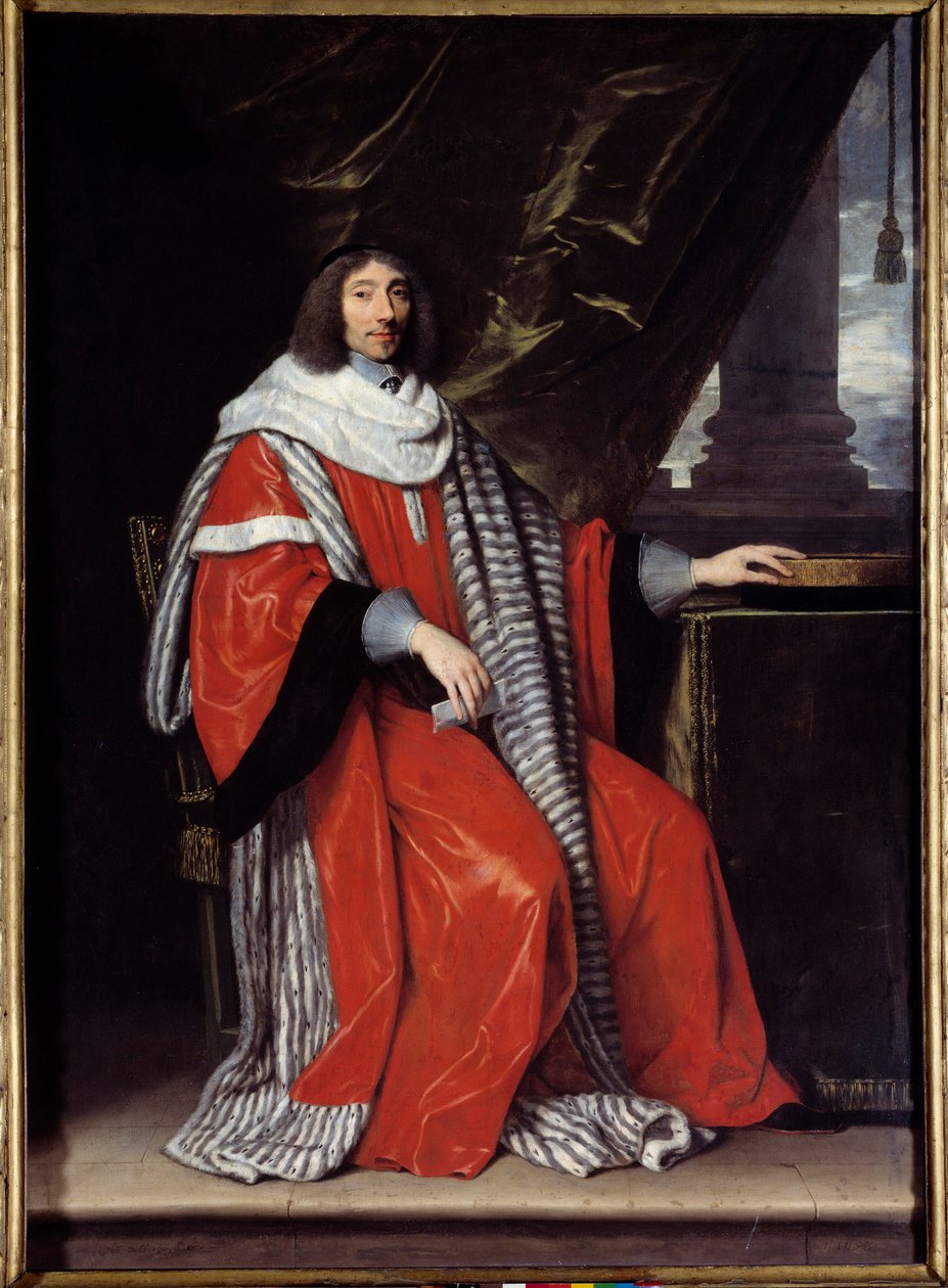 Portrett i full lengde av Jean Antoine de Mesme av Philippe de Champaigne