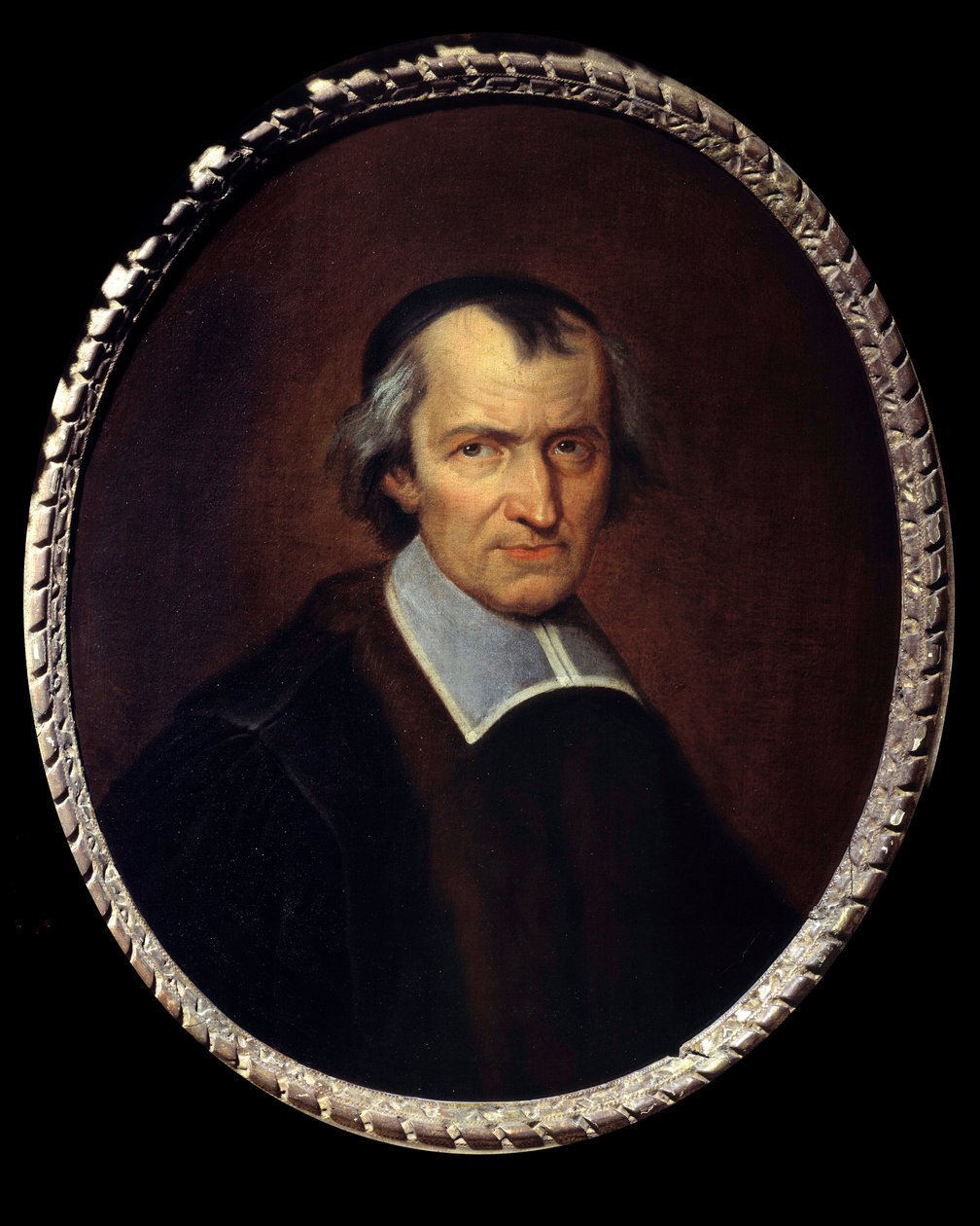 Portrett av Antoine Arnauld dit le Grand Arnauld (1612-1694), fransk prest, teolog, filosof og matematiker, medlem av Jansenists maleri av Philippe de Champaigne (1631-1684) 1600-tallets søn. 0,69x0,57 m av Philippe de Champaigne