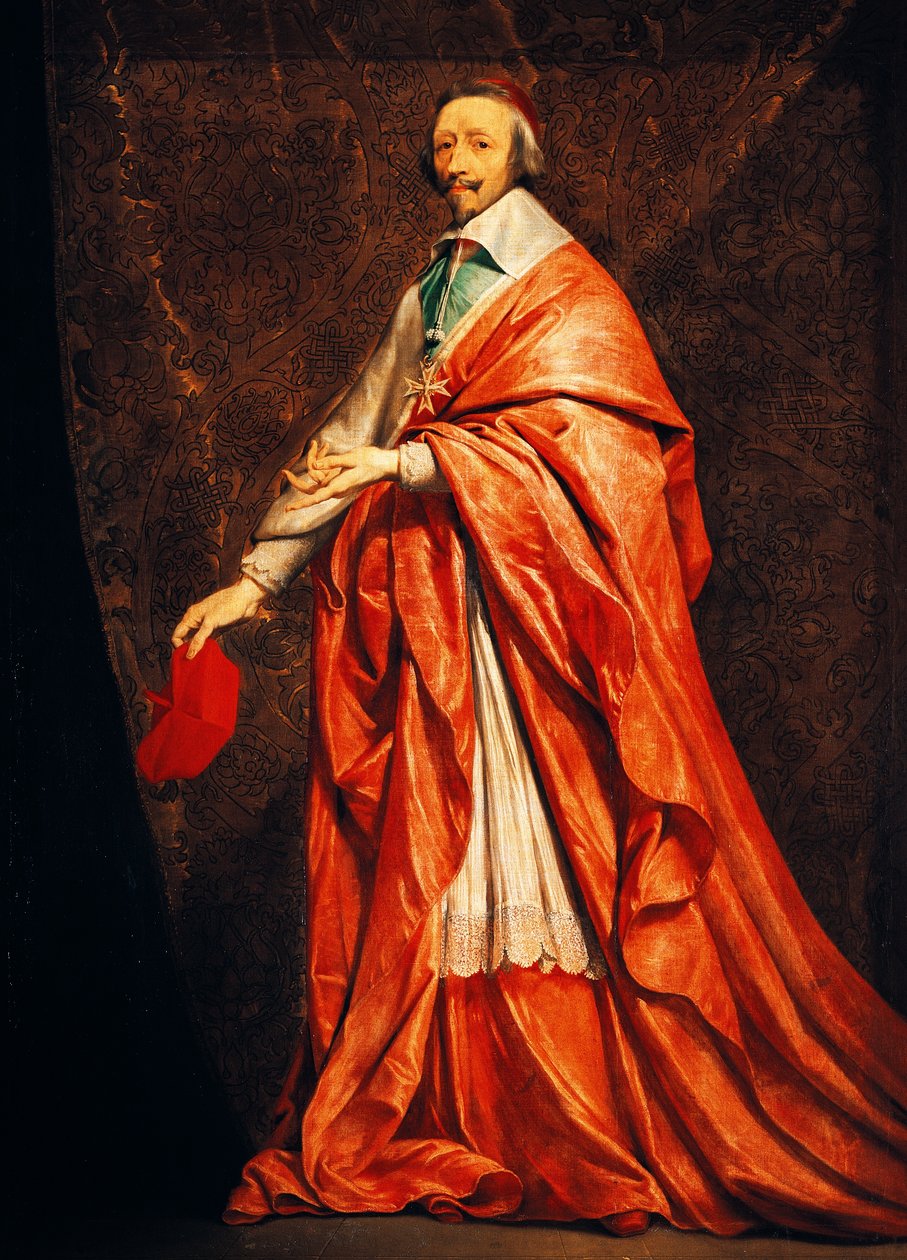 Portrett av Armand-Jean du Plessis (Paris av Philippe de Champaigne