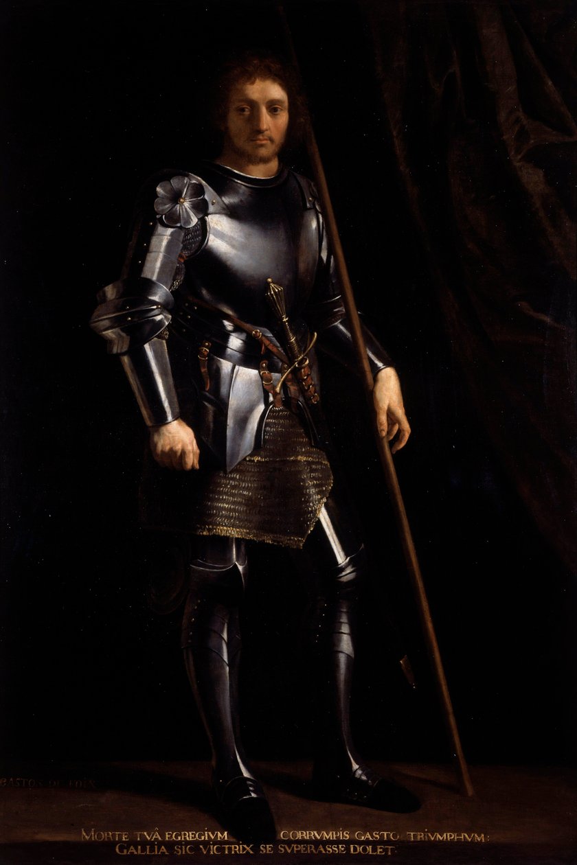 Portrett av Gaston de Foix, hertugen av Nemours (1489-1512), Maleri av Philippe de Champaigne (1602-1674) av Philippe de Champaigne