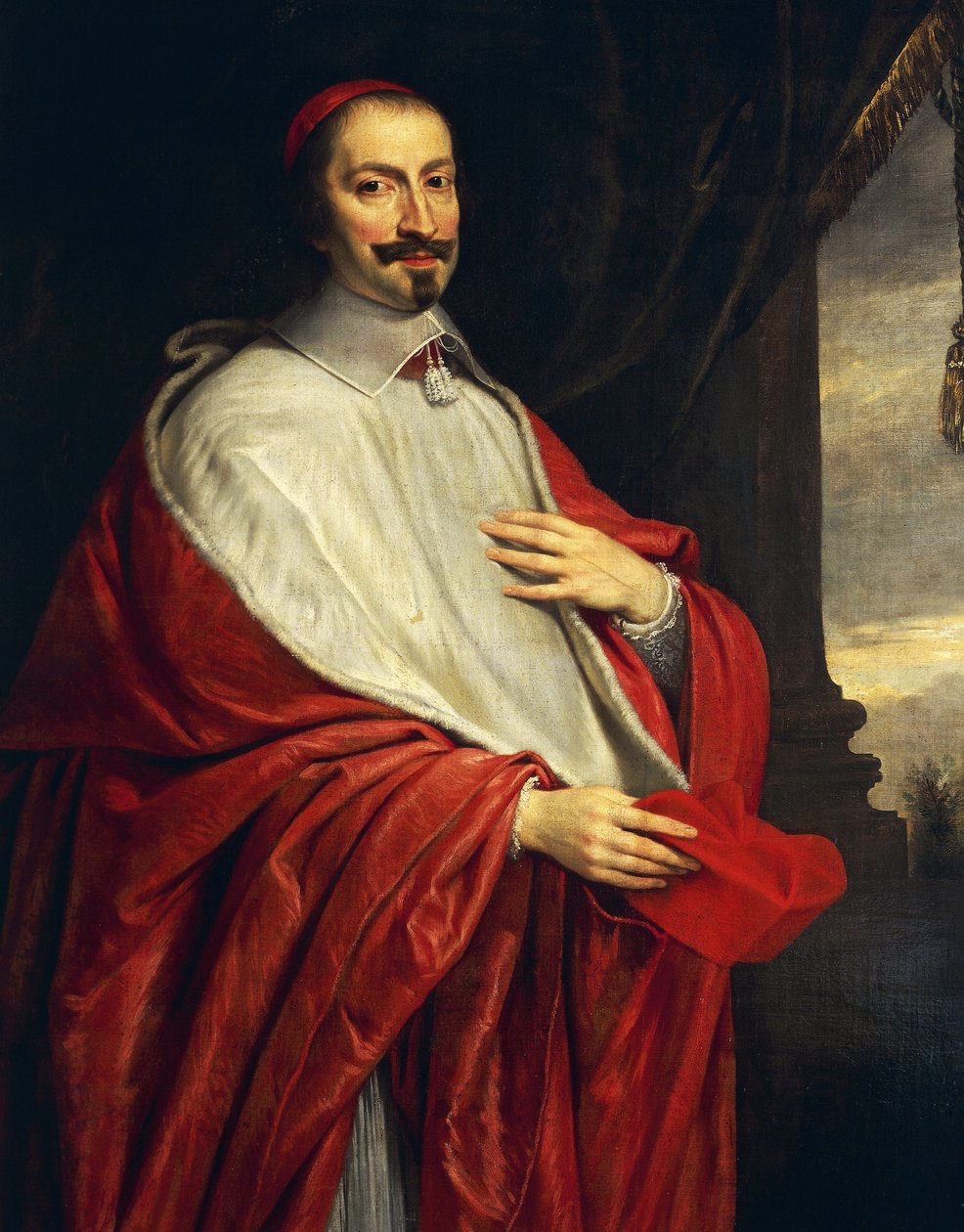 Portrett av Giulio Raimondo Mazzarino (Pescina av Philippe de Champaigne