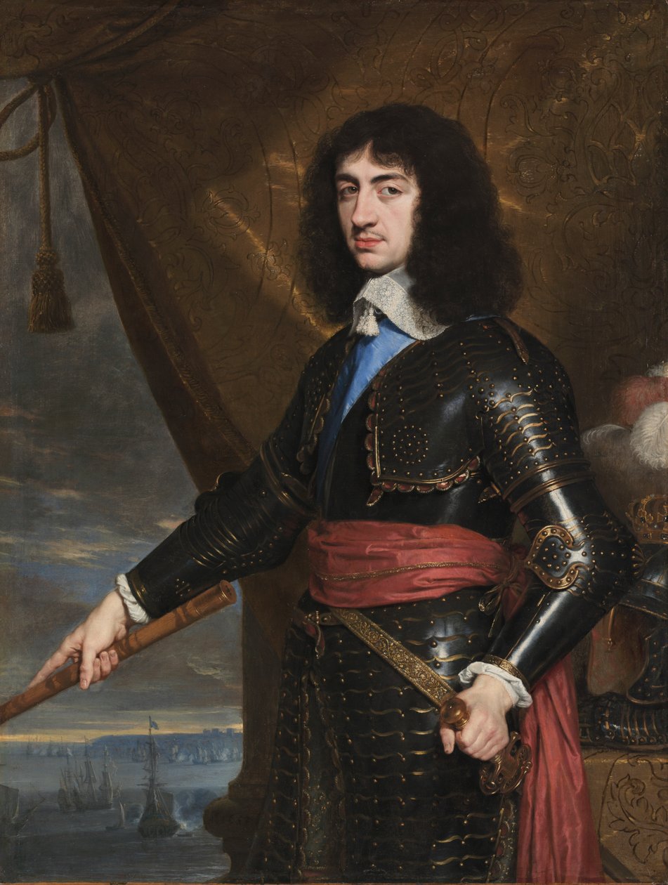 Portrett av kong Charles II av England av Philippe de Champaigne