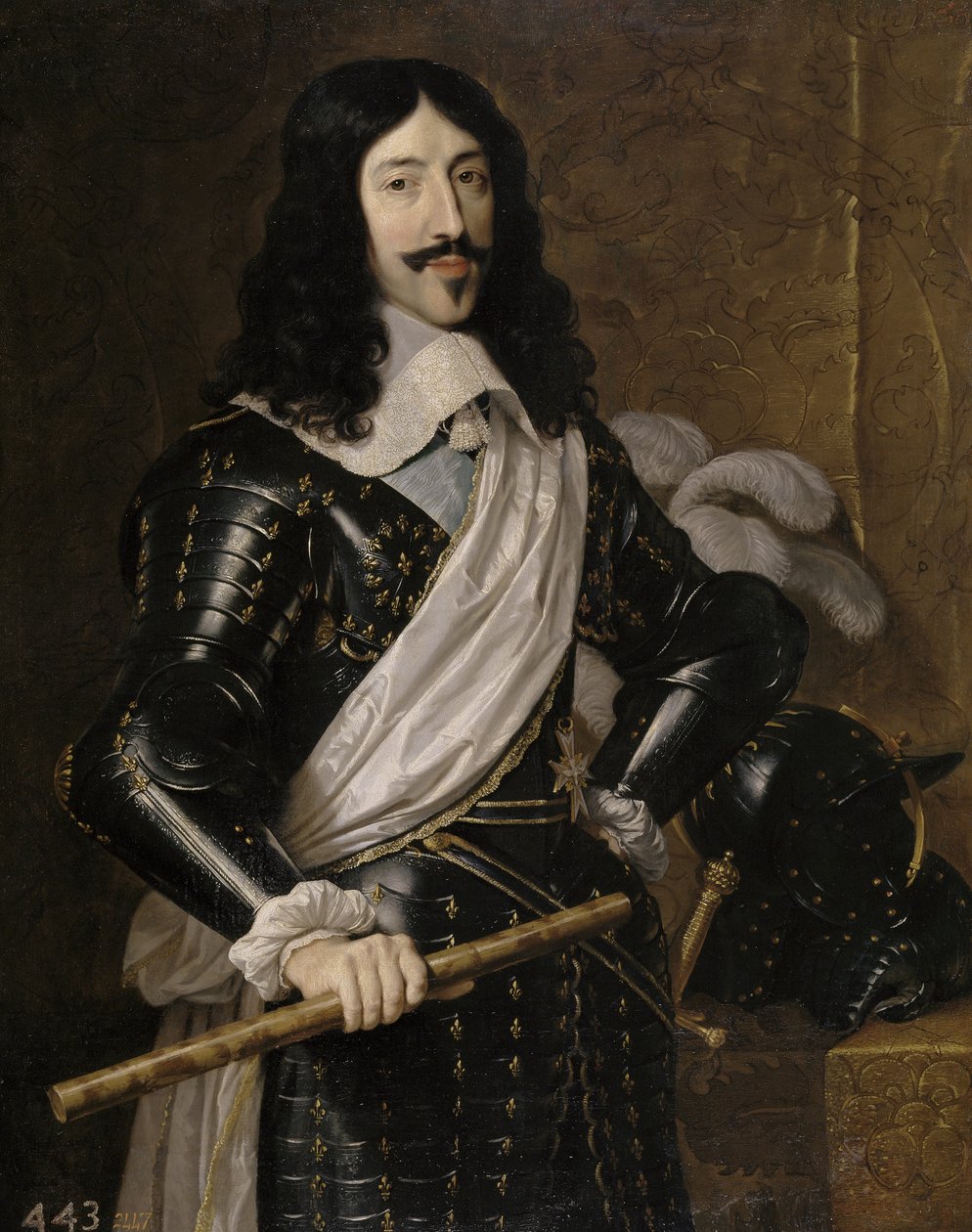 Portrett av Ludvig XIII av Frankrike 1601-1643, 1655 av Philippe de Champaigne