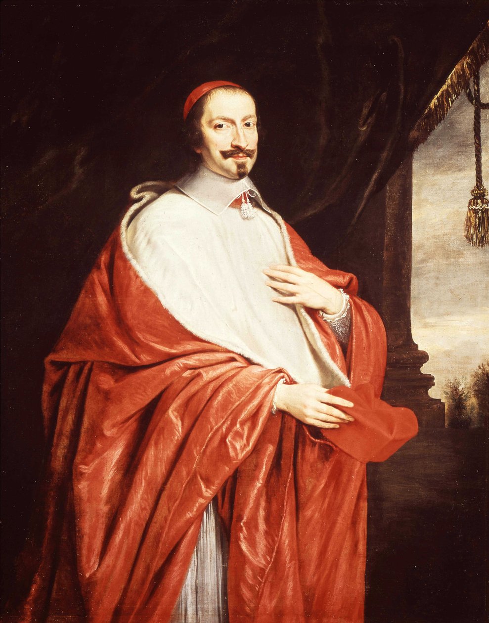 Portrett av Mazarin - av Champaigne, Versailles av Philippe de Champaigne