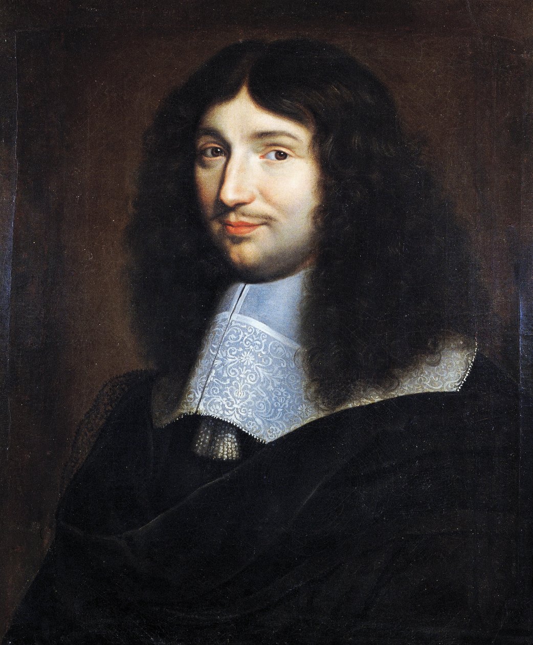 Portrett av mennesket, antagelig Jean Baptiste Colbert (1619-1683), malt av Philippe de Champaigne (1602-1674) av Philippe de Champaigne