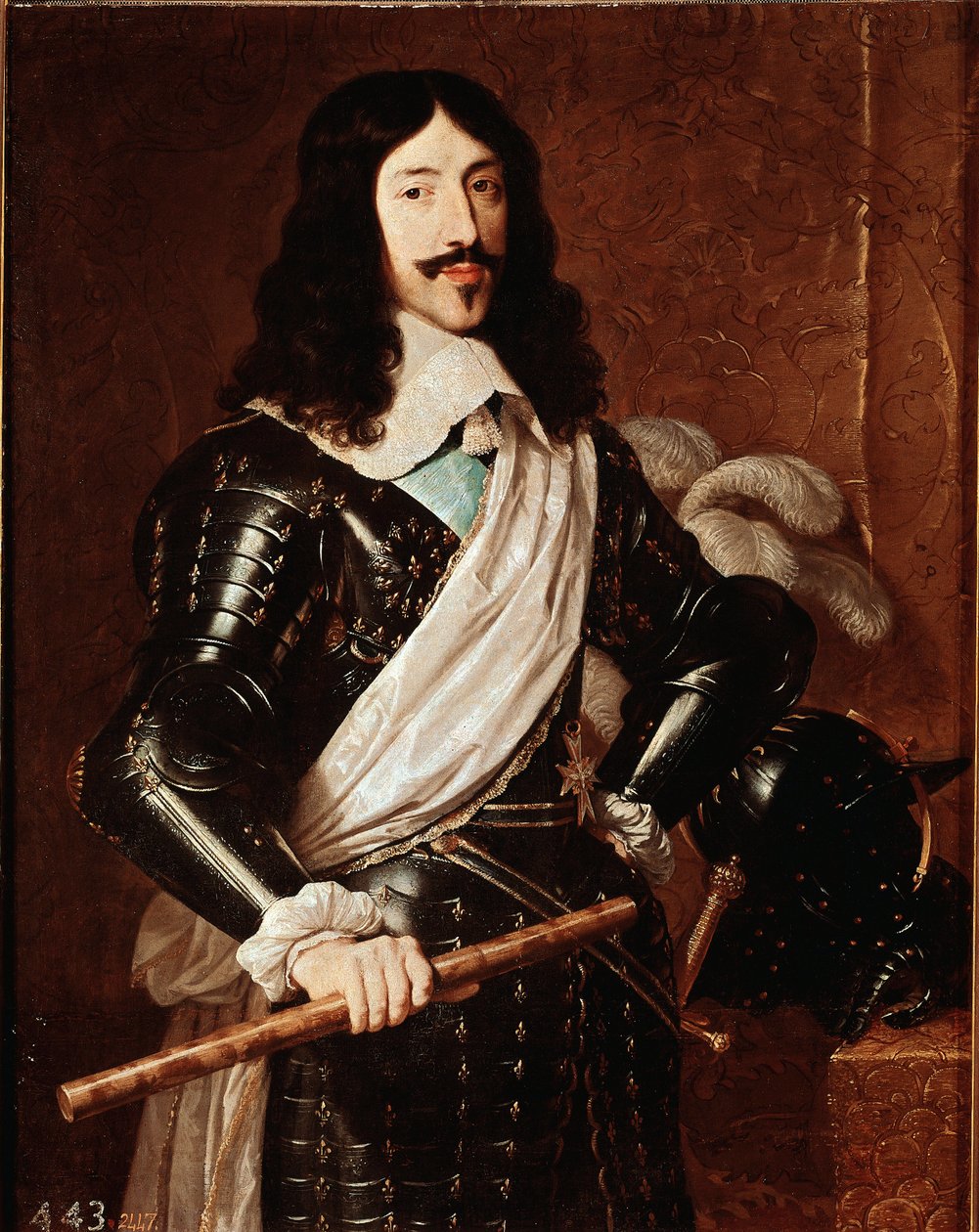 Portrett av kongen av Frankrike Louis XIII (1601-1643) Maleri av Philippe de Champaigne (1602-1674) av Philippe de Champaigne