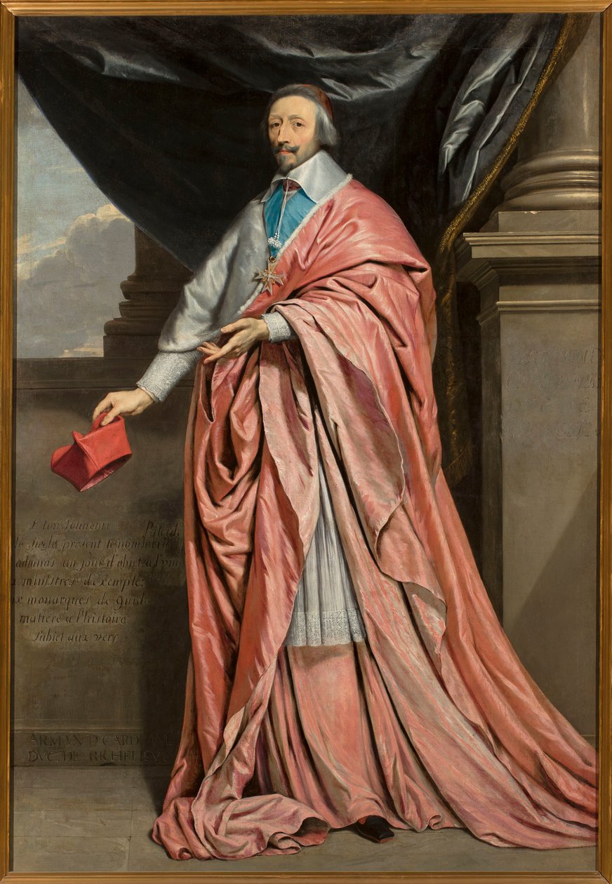 Portrett av kardinal Richelieu av Philippe de Champaigne