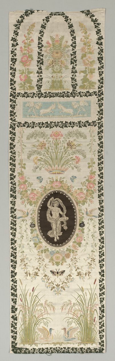 Veggbekledning med klassisk figur, sent 1700-tall - tidlig 1800-tall. av Philippe de Lasalle