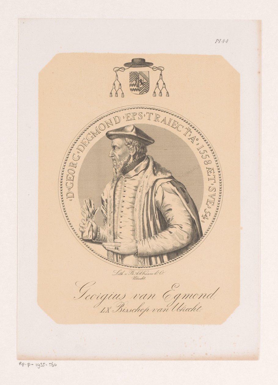 Portrett av George van Egmont av Philippus Anthonius Alexander Kanne (attributed to)
