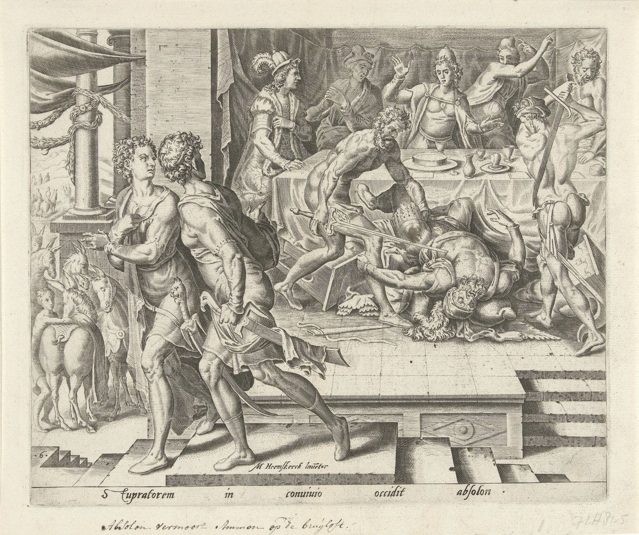 Absaloms hevn Historien om Tamar og Amnon (serietittel) av Philips Galle
