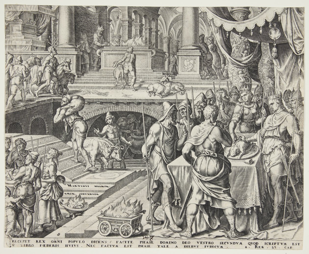 Josias feirer påske av Philips Galle