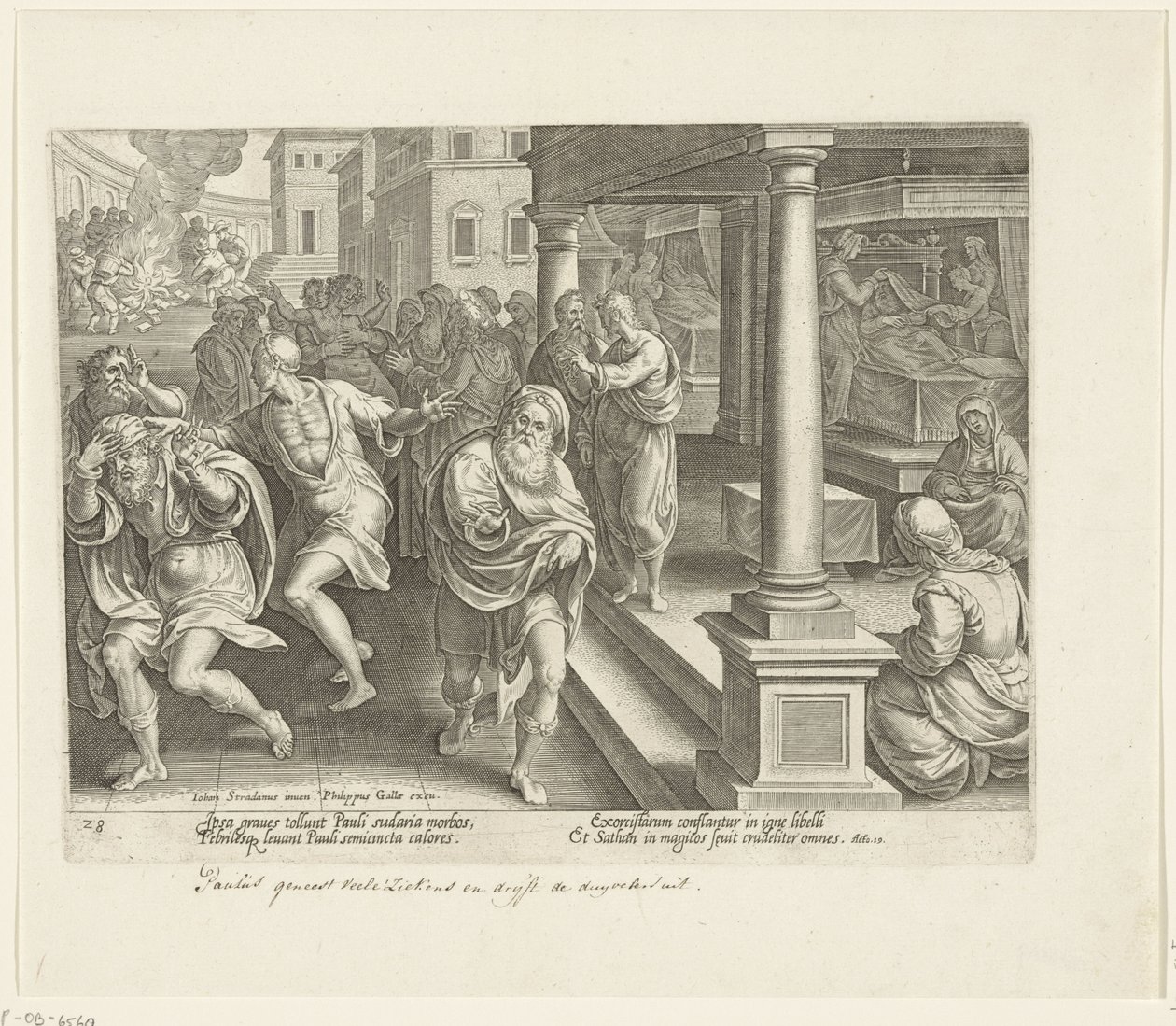Paulus driver ut demonene i Efesos Apostlenes gjerninger (serietittel) Acta Apostolorum (serietittel) av Philips Galle