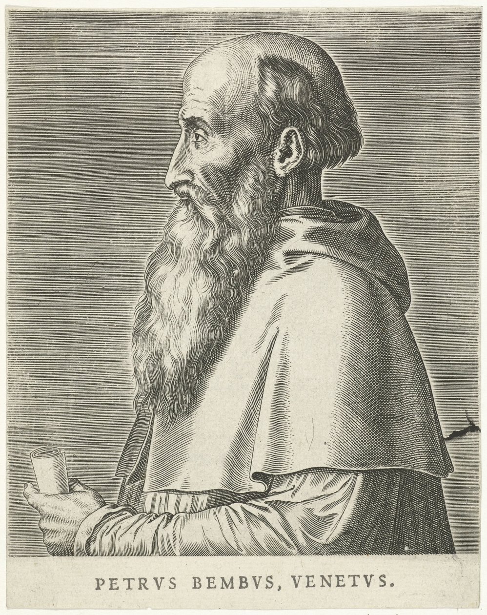 Portrett av Pietro Bembo av Philips Galle