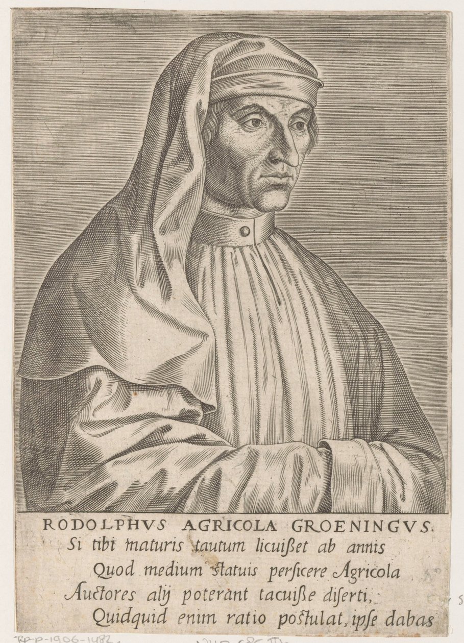 Portrett av Rudolf Agricola av Philips Galle
