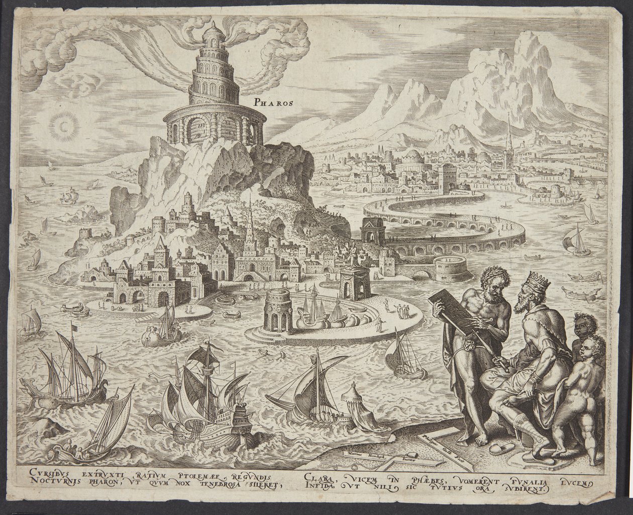 Fyret i Alexandria av Philips Galle