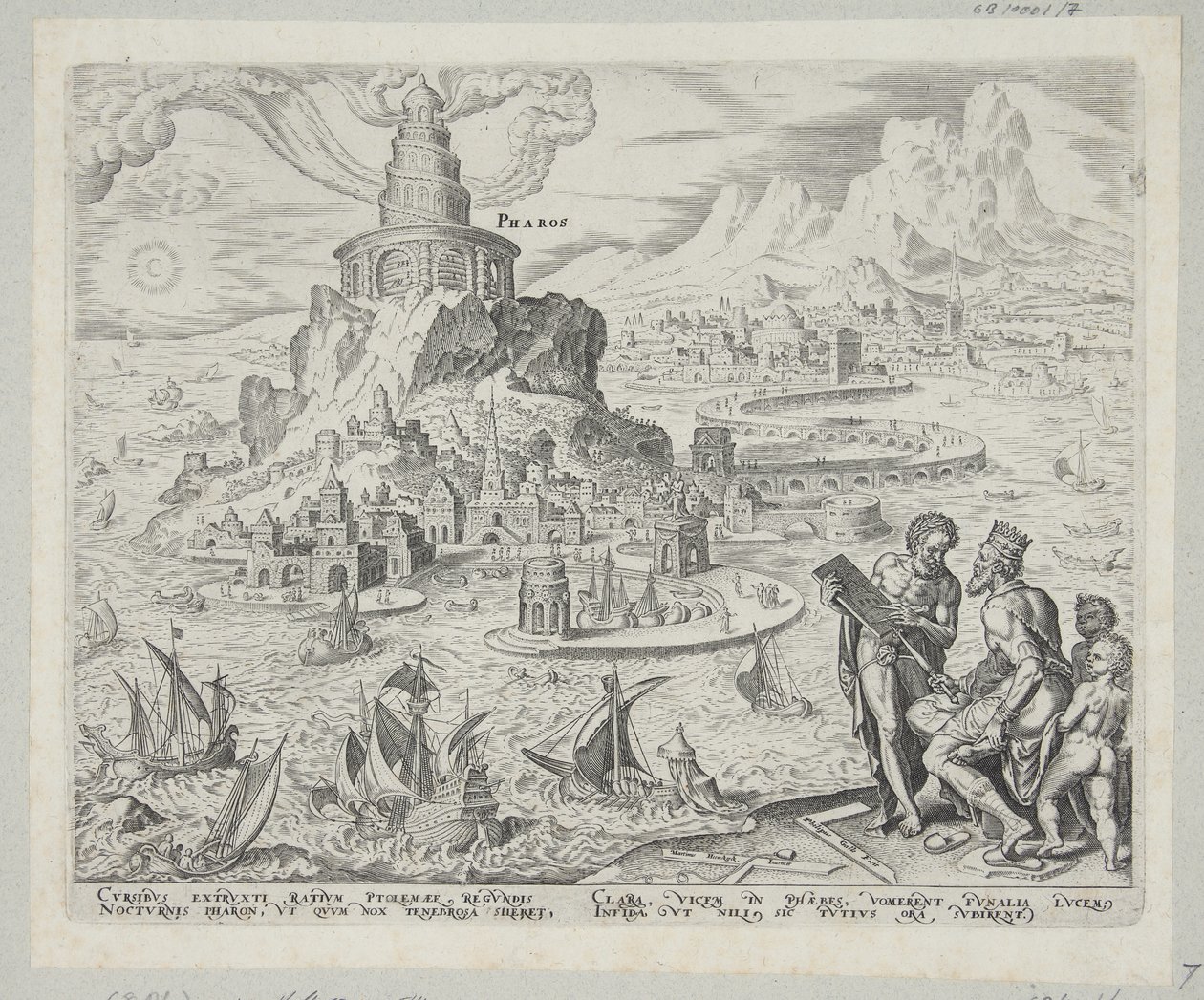 Fyret i Alexandria av Philips Galle